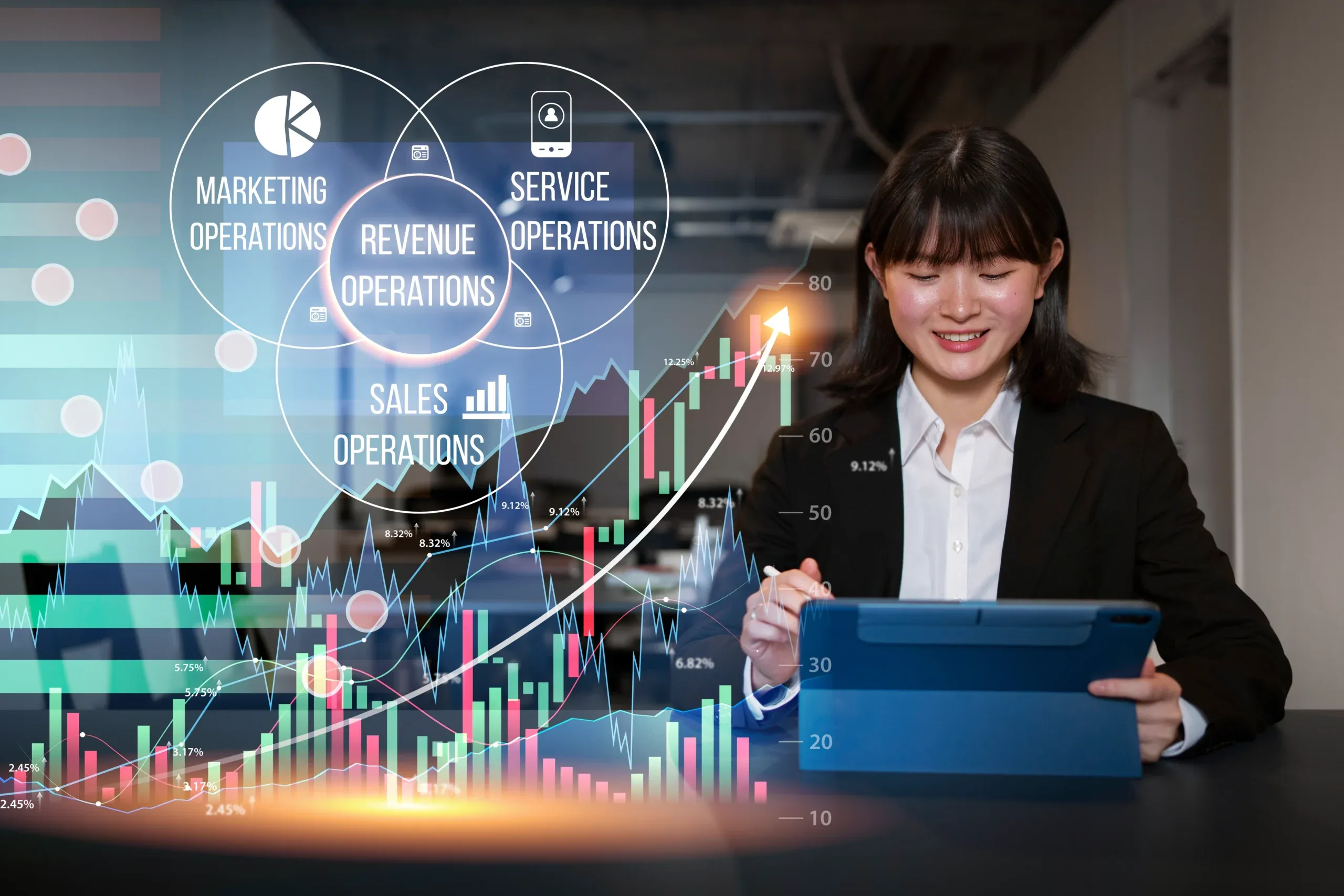 Revenue operations concept illustration