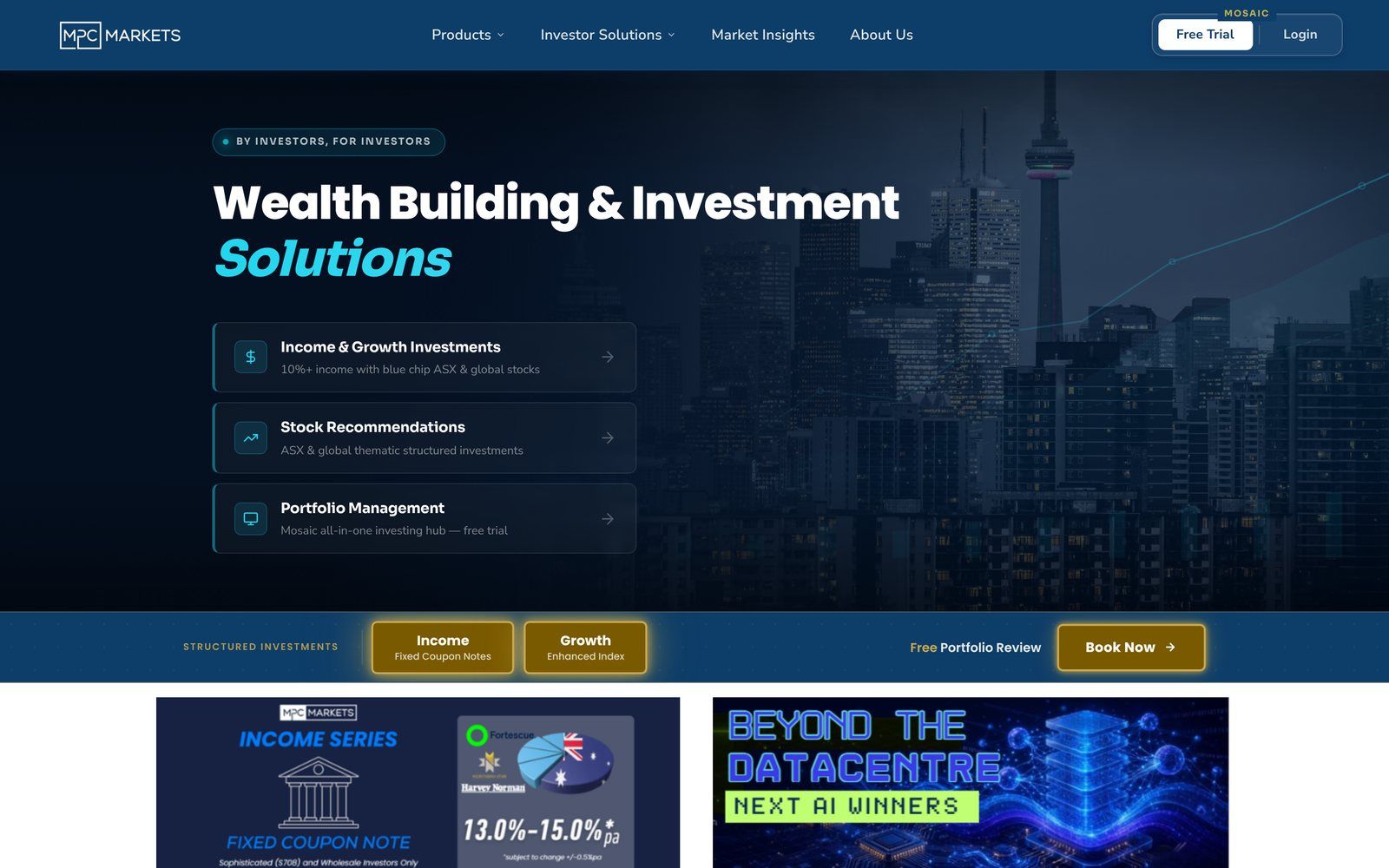MPC Markets website