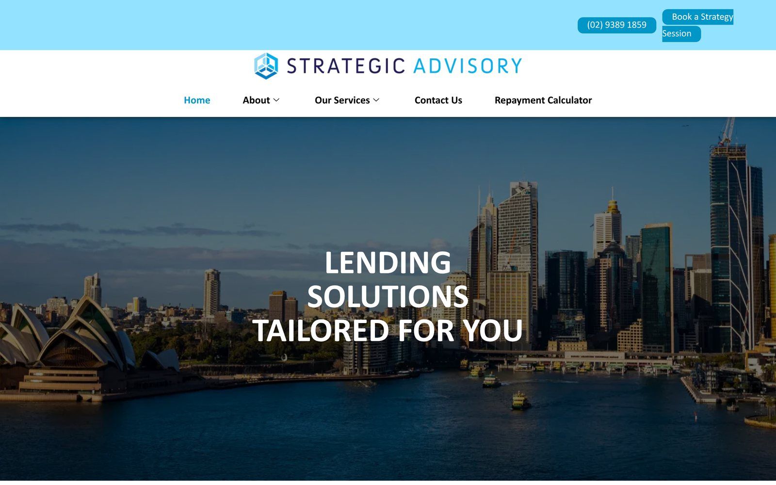 Strategic Advisory website